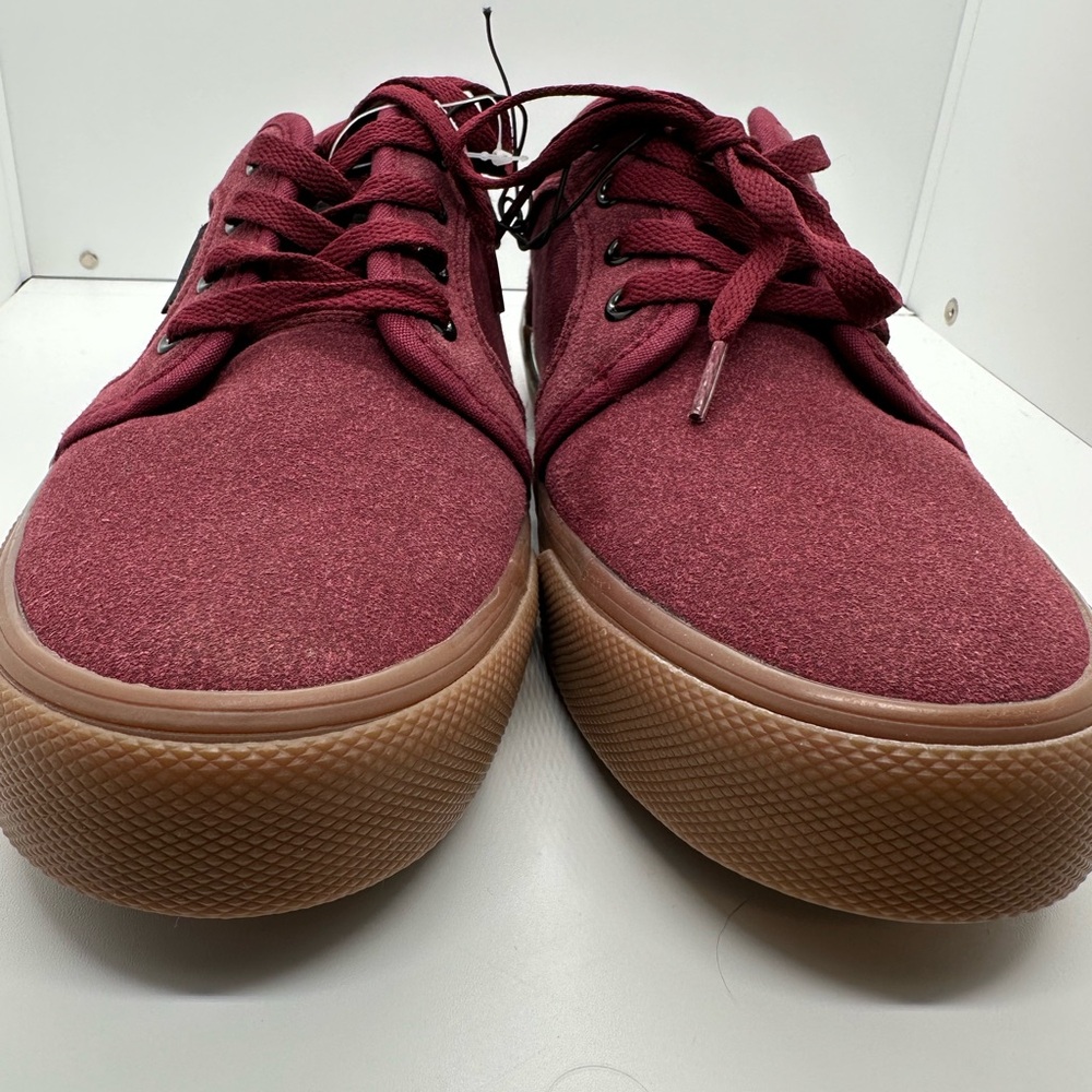 Maui and Sons Men’s Burgundy Sneakers Size 8 - Picture 6 of 14